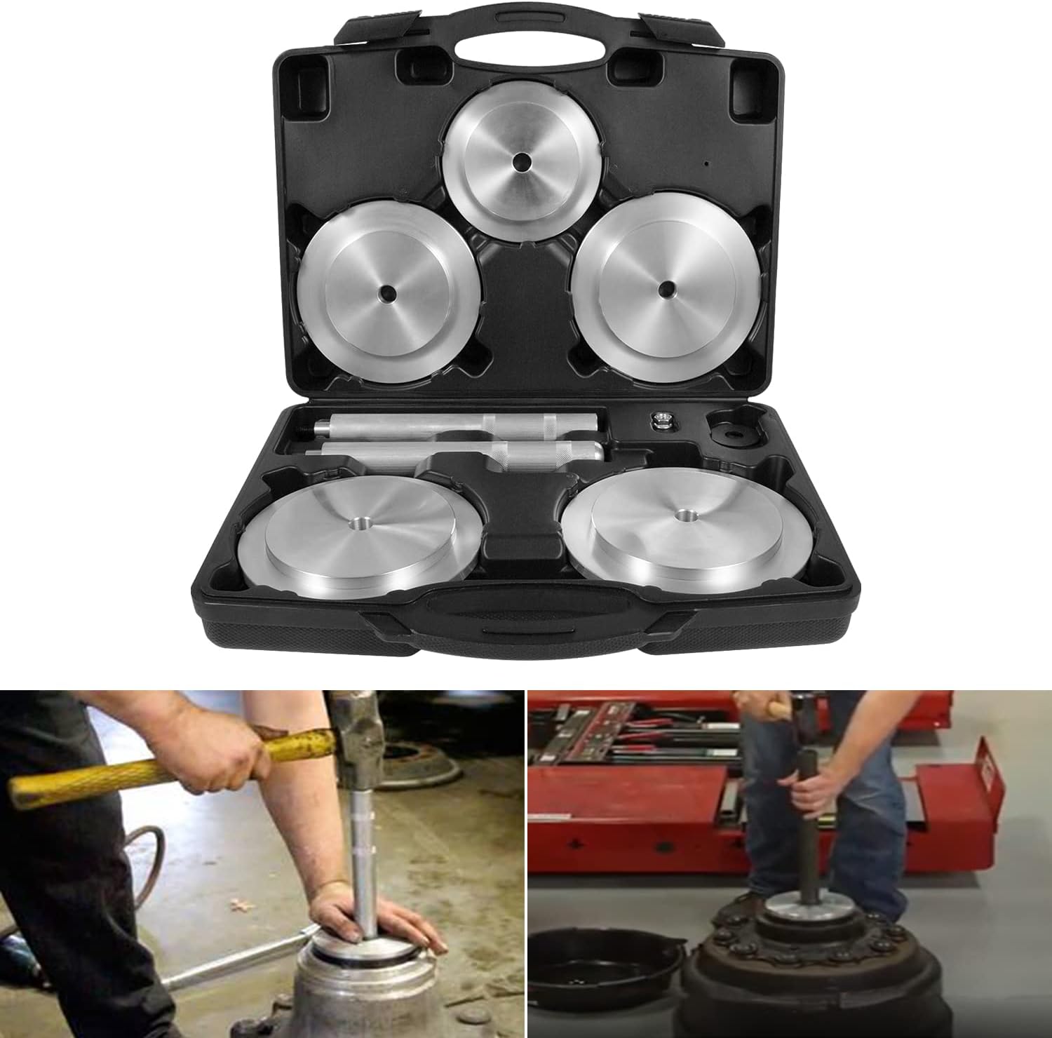 61850 Truck Hub Seal Installer Kit Fit for Size Seal for Class 7 & Class 8 Trucks, Trailers and Some Medium Duty Trucks