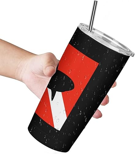 Miniatura 4 de Taza de café de acero inoxidable con tapa y pajilla con aislamiento para automóvil viajes hogar 169fl oz