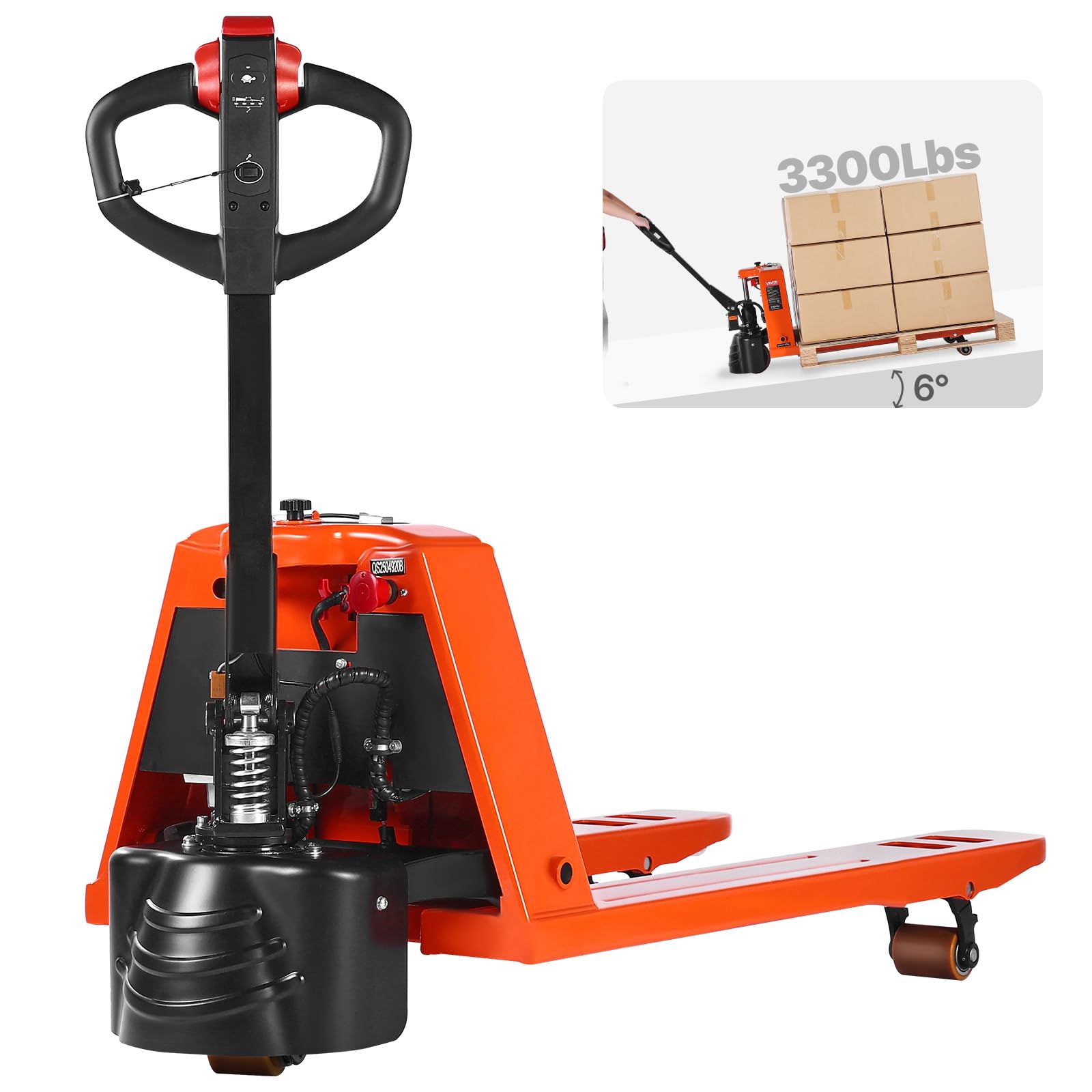 Amazon.com: VEVOR Electric Pallet Jack, 3300 lbs Load Capacity