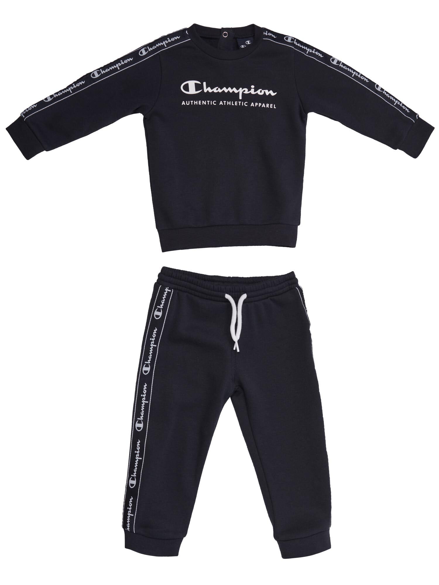 Tuta Giro Bandina Bimbo ensemble premium en coton doux bébé