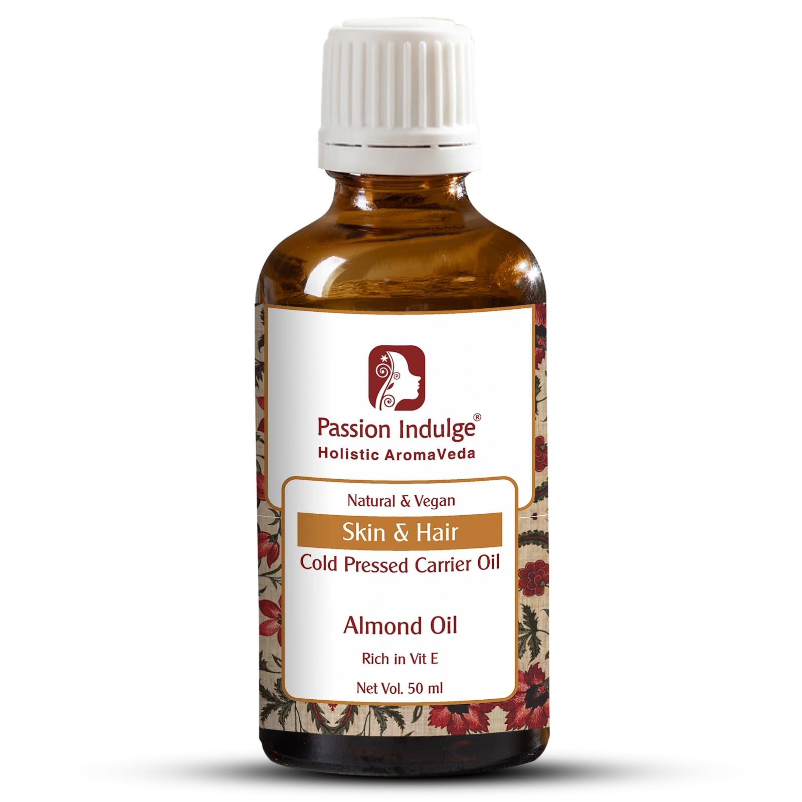 Passion Indulge Pure Almond Oil - Natural Cold Pressed Carrier Oil for Skin & Hair | Ayurvedic Vegan Formula for Massage & Deep Nourishment | 50ml-image-37