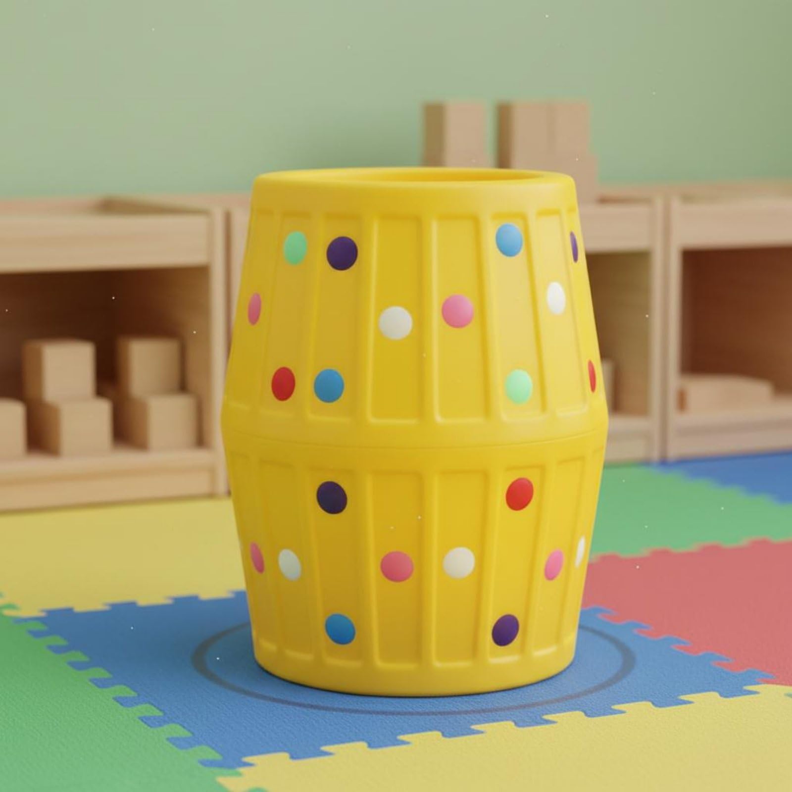 Kinder Sinnes Spielzeug Rolle Tunnel Spielrolle Bewegungsrolle Leicht zu Bewegen Pflegeleicht aus für Bewegungslandschaften Kita Hort Frühkindpädagogik, Blau