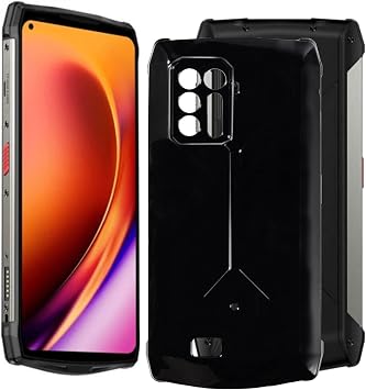 for Ulefone Power Armor 13 [6.81"] Case, Soft Silicone Bumper Shell Black Flexible Rubber Phone Protective Cases TPU Cover for Ulefone Power Armor 13 -Black