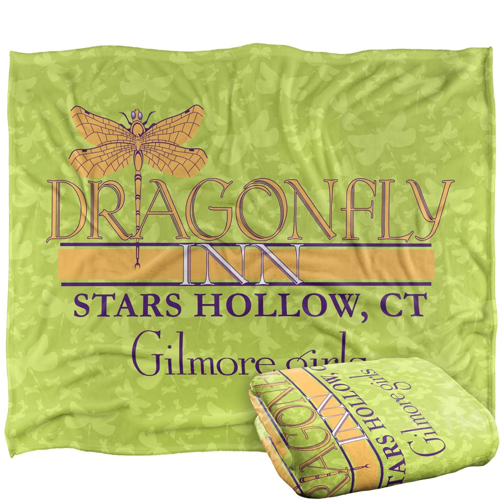 Gilmore Girls Dragonfly Inn Logo Silky Touch Super Soft Throw Blanket 152 x 127 cm