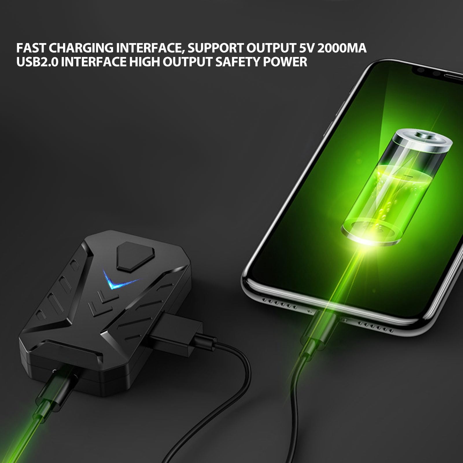 FAUOSWUK Paquete Combinado de Juegos Móviles 4 en 1, Conversor de Teclado y Ratón con Ratón para Juegos y Soporte Ajustable para Teléfono, para de