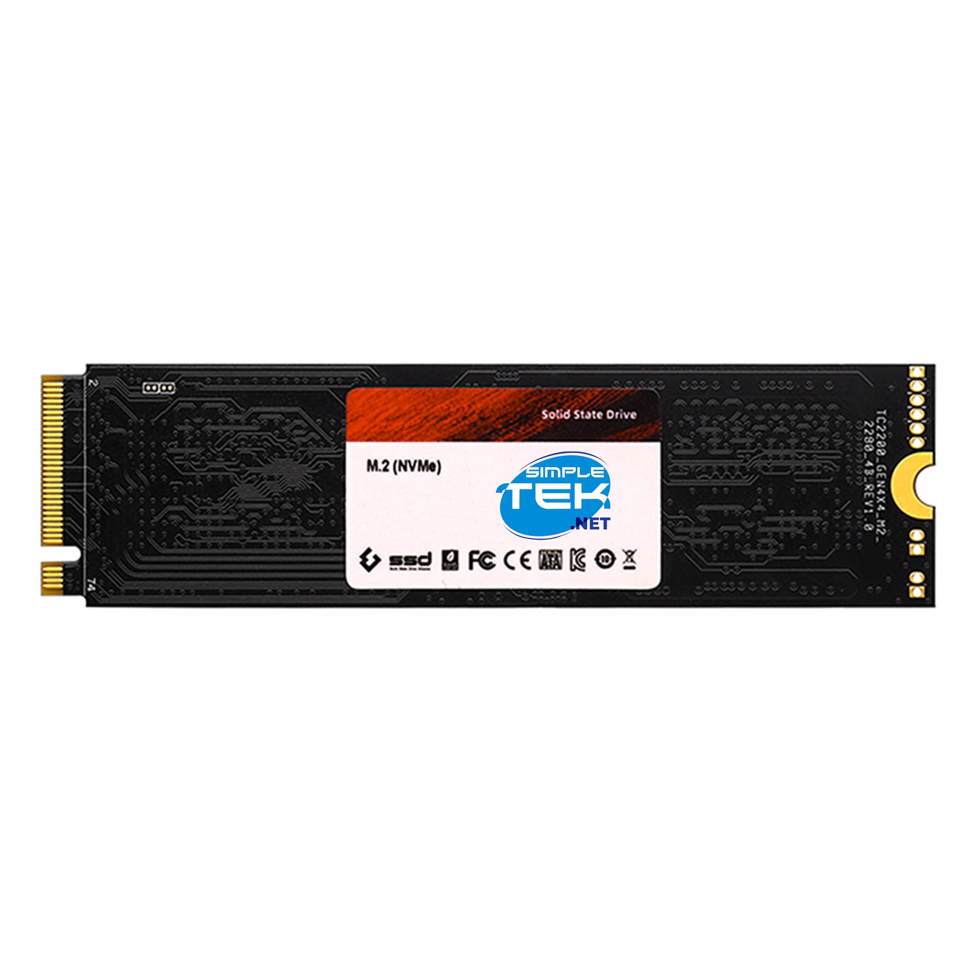 SIMPLETEK - SSD - Disco de estado sólido M.2 NVMe PCIe Gen 4x4 de 256 GB - Formato 2280, de alta velocidad para portátiles, ordenadores de sobremesa y consolas