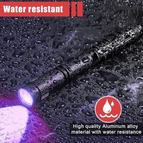 1PCS UV Blacklight Flashlight Mini Blacklight Flashlight Pen Light for Water Leak Detection, Pet Urine, Hotel Inspections, Dry Stains and Dyes - image 4