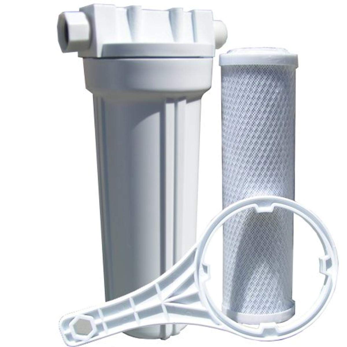 Watts Premier520021 RV/Boat Single Exterior Water Filter with Garden Hose Fittings