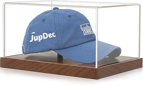 Miniatura 15 de JupDec - Caja de exhibición para guante de boxeo, vitrina de acrílico transparente con base de madera y tabla para un guante, de tamaño completo con