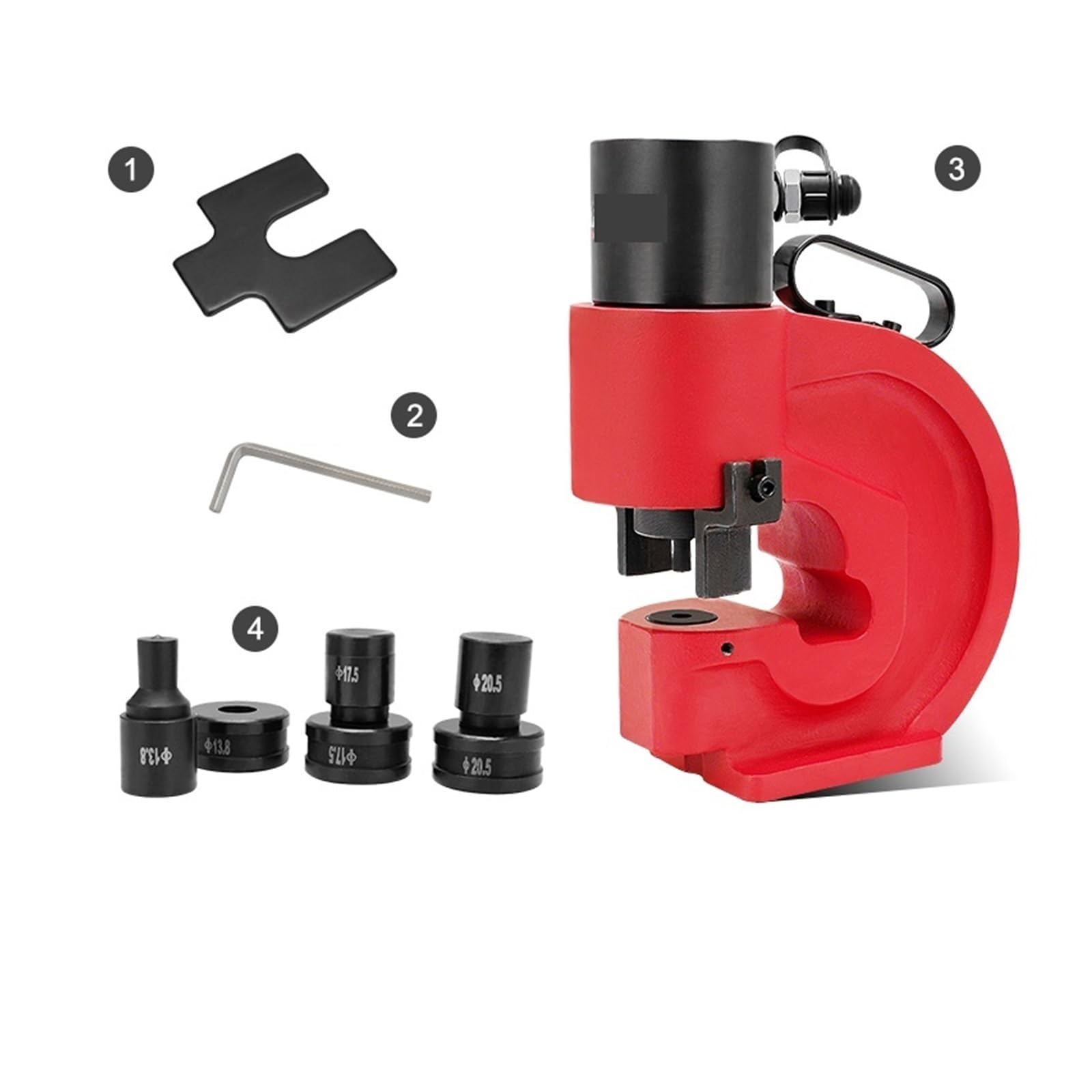 Gqnblvhzupdm One Color Busbar Processing Machine Copper Row Cutting Bending Punching Tool Ch-70/Cwc-200/Cb-200A,Powertools