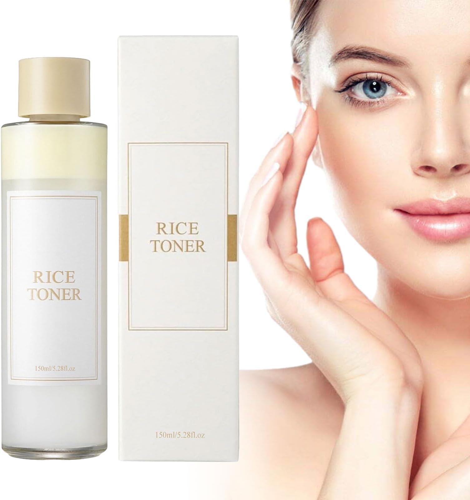Rice Toner Facial Toner, Rice Toner Korean, Repair Skin Barrier, Moisturising, Rice Pure Essential Toner for Dry Sensitive Skin