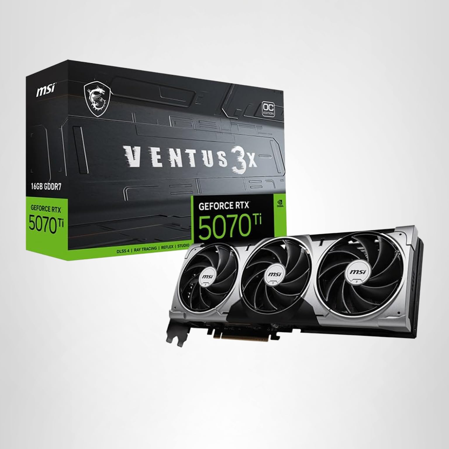 MSI RTX 5070 Ti VENTUS 3X OC 16GB GDDR7