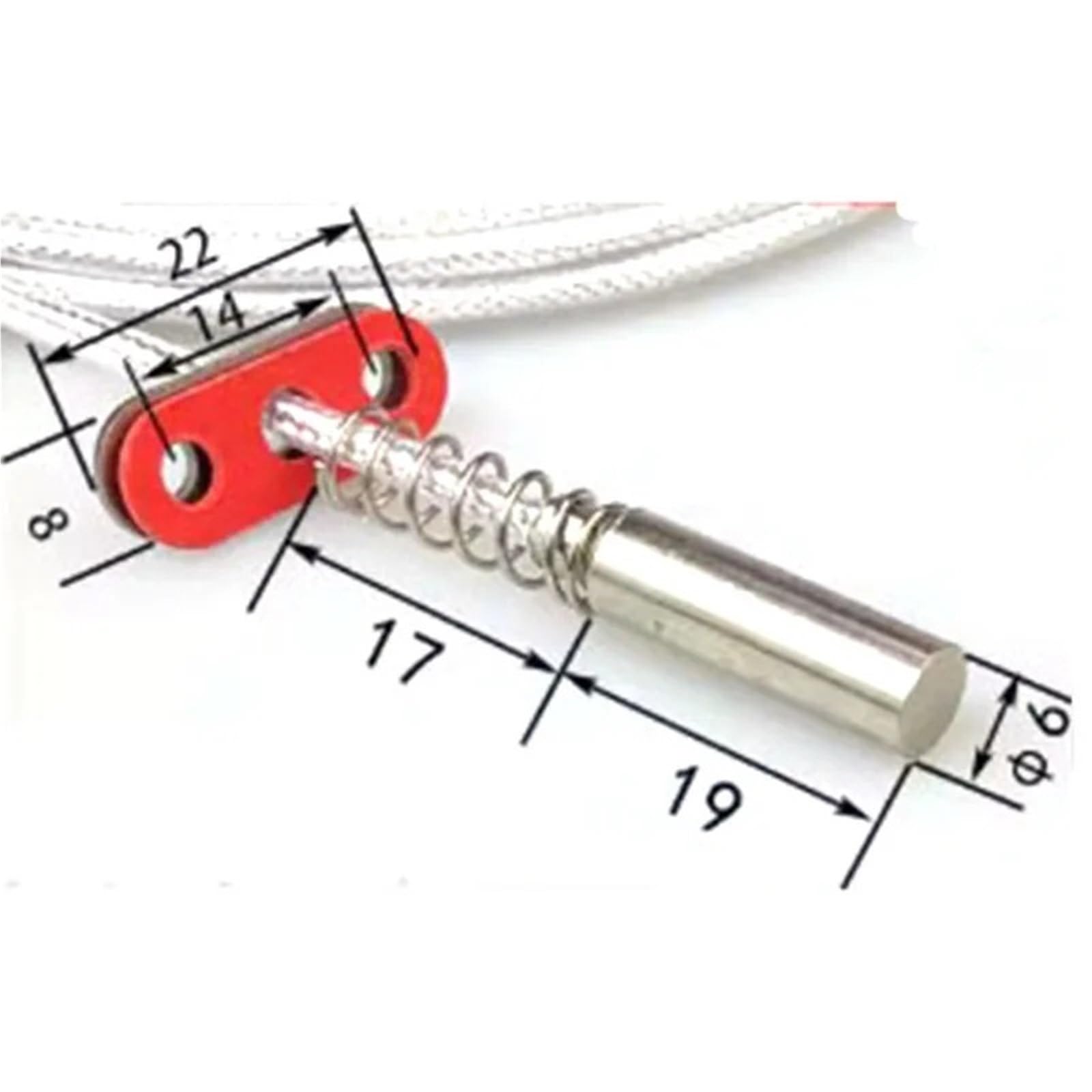 Sensore sonda temperatura resistenza termica piastra tipo PT100 Filo schermato PTFE/poliimmide placcato argento 1M-5M(16,Cable Length 4M)