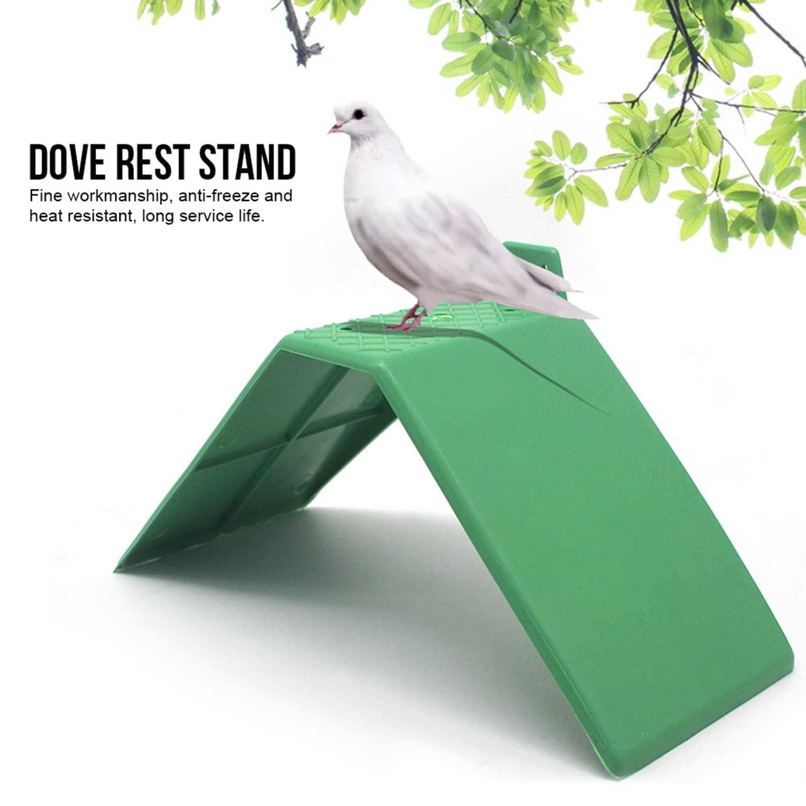 Percha para Palomas, Plástico, Soporte de Descanso para Aves, Accesorio para Jaulas, 10 Piezas