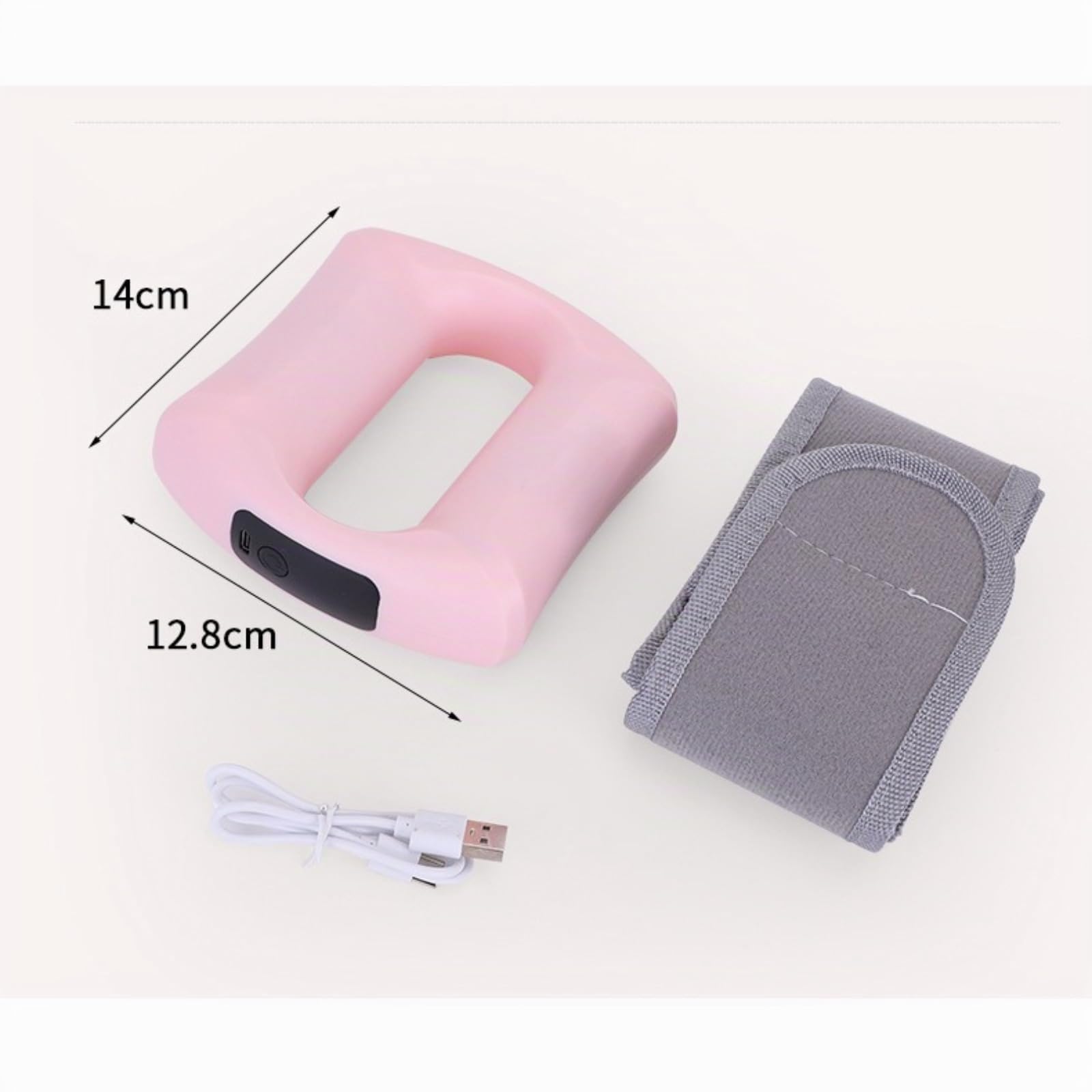 Anneau de Massage Fascial Multifonction - Pistolet Massage Profond 5 Intensités & 3 Modes - Corps Entier & Silencieux (Bleu)