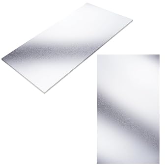 6 Pcs Thin Tin Coated Sheet Small Metal Tin Plate Sheets for Crafts Crafting Craftsman Art Decorative 6" Wide X 12" Long 0.008" Thick