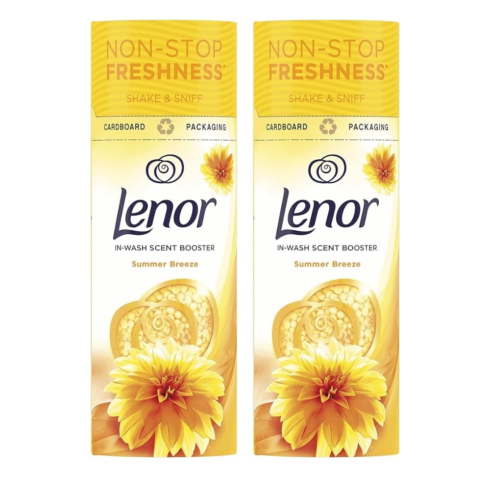 In-Wash Perfume Scent Booster Summer Breeze 176g, 2 Packs of Non-Stop Freshness