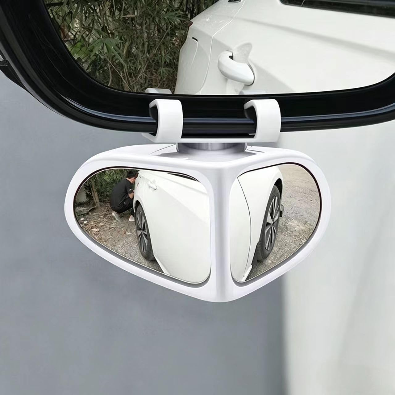 YDSTNiu 2 Pcs Blind Spot Accessory for Mercedes Benz EQB X243 I 2021-2024, Wide Angle Rear View Convex Auxiliary Item Adjustable Side Attachment