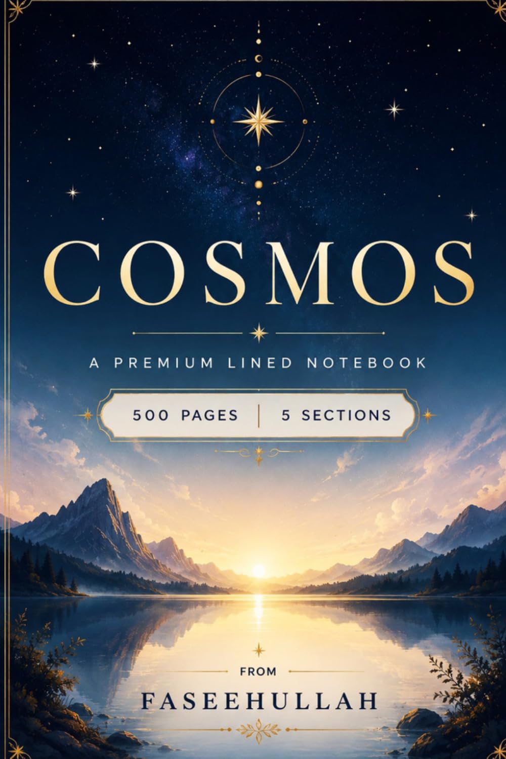 Carnet de notes COSMOS 490 pages pour ne plus perdre vos idées et objectifs
