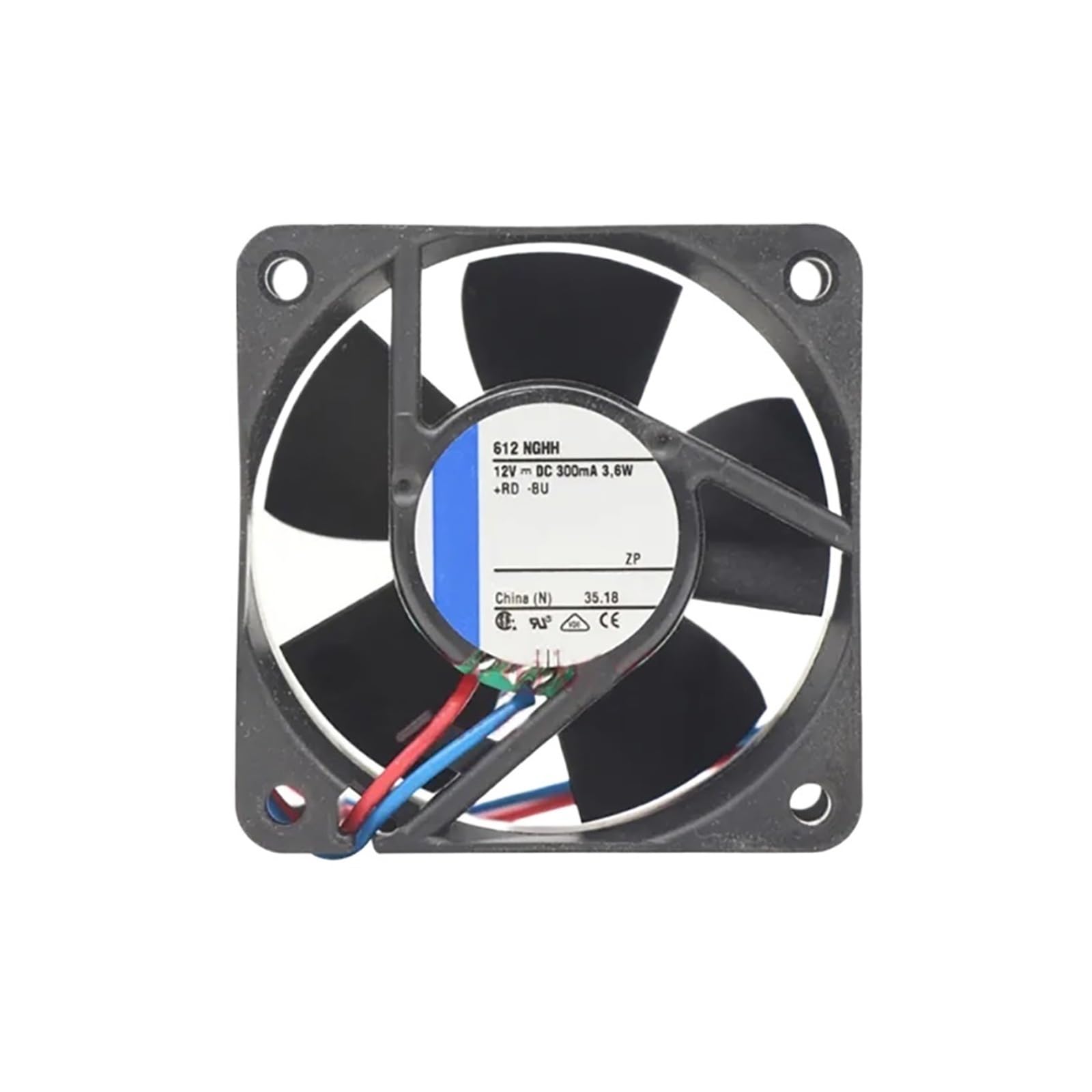 YLPWKMVZ Server Case Cooling fan 60 * 60 * 25mm 612NGHH 12VDC 300mA 3.6W 56.1m3/h
