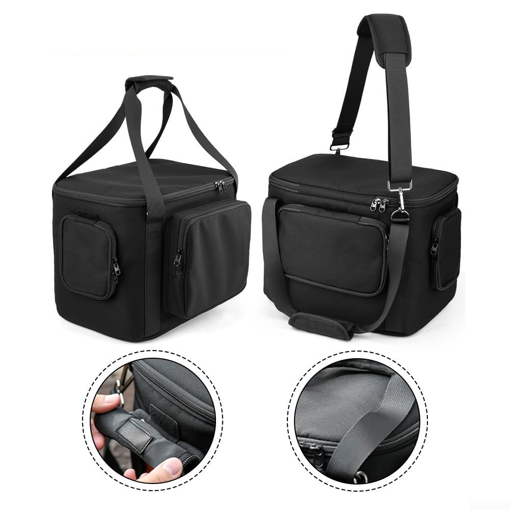 Custodia da viaggio per Jackery Explorer 1000 e 1000 V2 Power Station portatile – Borsa impermeabile in tessuto Oxford con tasche frontali per cavi e accessori – 33