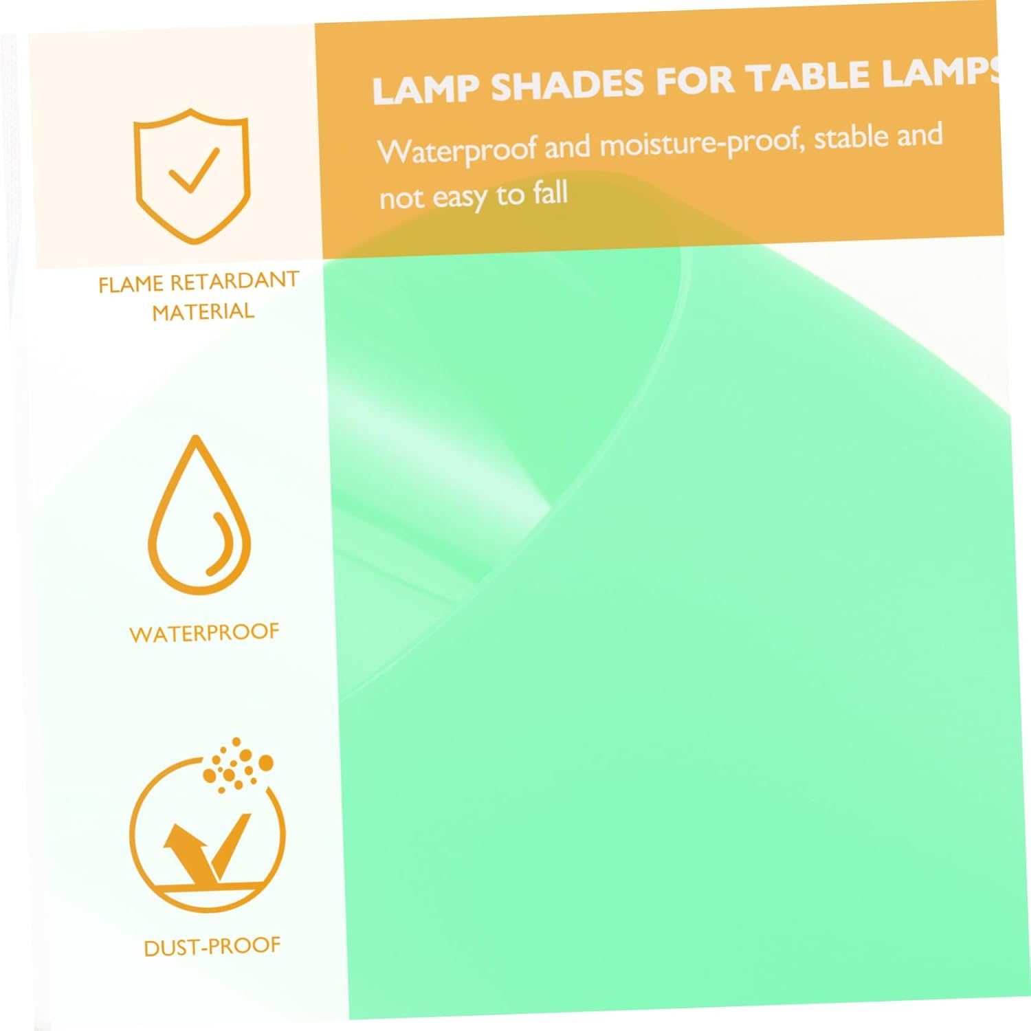 12pcs Replacement Lamp Shade Plastic Lamp Shade Cover for Home Decor Fluted