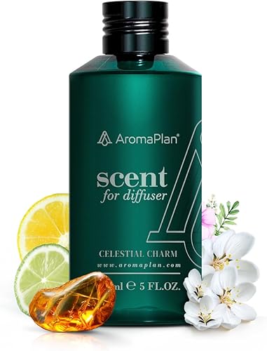 AromaPlan Hotel Scents Celestial Charm 5 fl oz (5.0 fl oz), aceite difusor de aroma y fragancia de hotel de lujo para el hogar, aceite difusor de