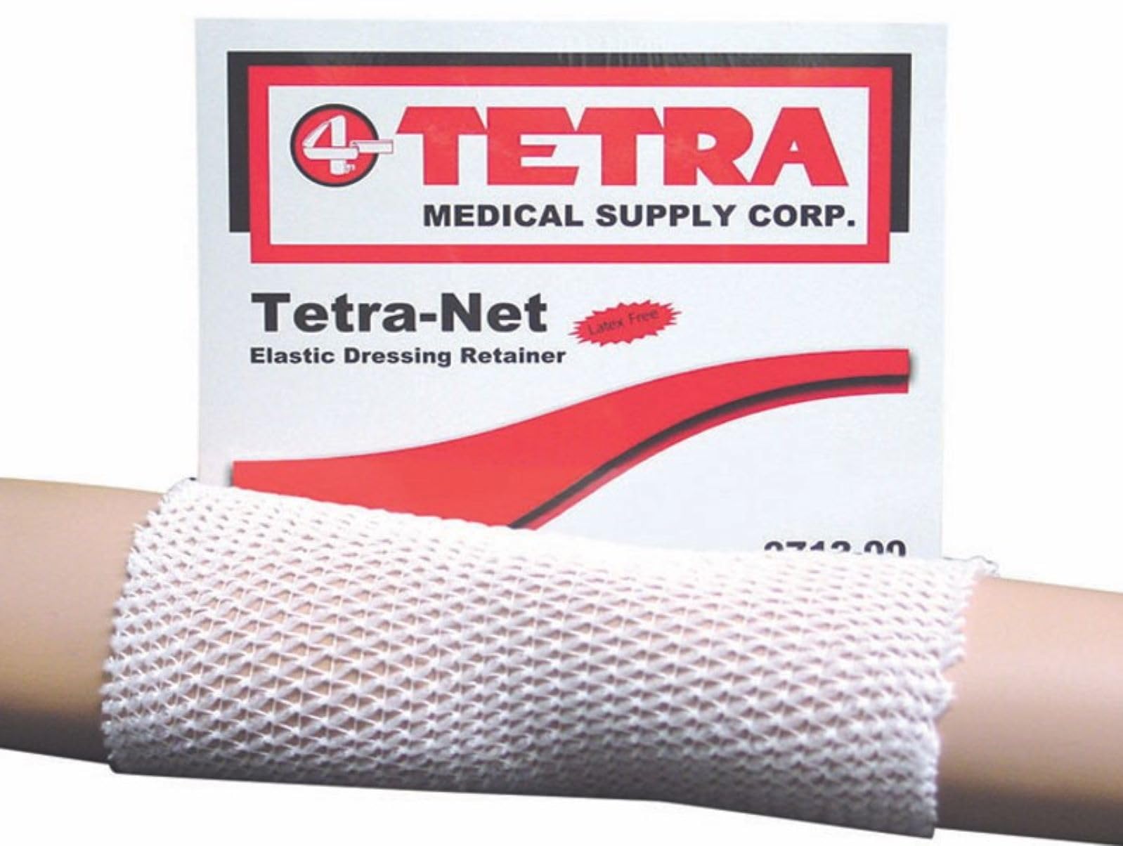 Tetra-Net Elastic Dressing Retainer Size 6, 25Yd/roll Latex-Free Fits: Medium Thigh or Shoulder, Small Head