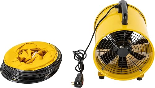 Miniatura 1 de Ventilador de ventilación de escape portátil, cabina de pintura, soplador utilitario, 550 W, 1471 y 2295 CFM, ventilador de alta velocidad con