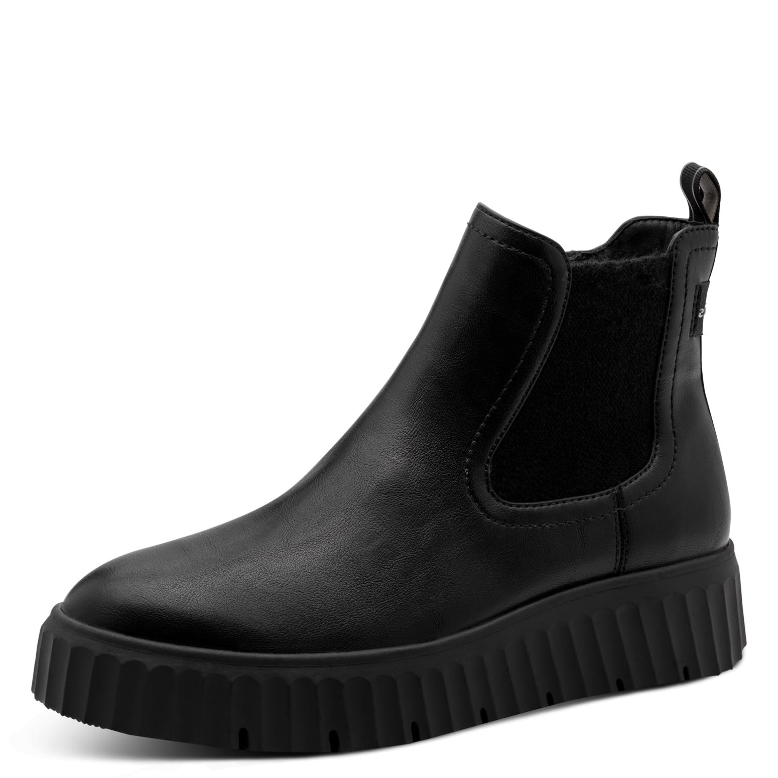 Tamaris Women's Flat Boots, black matte, 37 EU