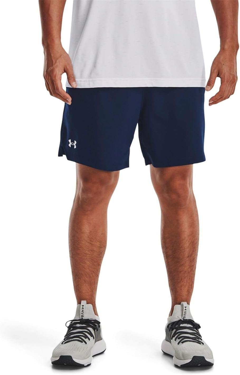 Under Armour UA Adult Mens Vanish Woven 6 inch Short, Dark Navy Blue- Small - Image 2