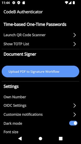 CodeB Authenticator