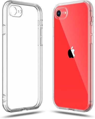 SHAMO'S Clear Shock Absorption TPU Rubber Gel Case (Clear) compatible with iPhone SE 2022 (3rd generation), 2020 (2nd 7 and 8: Buy Online at Best Price in UAE