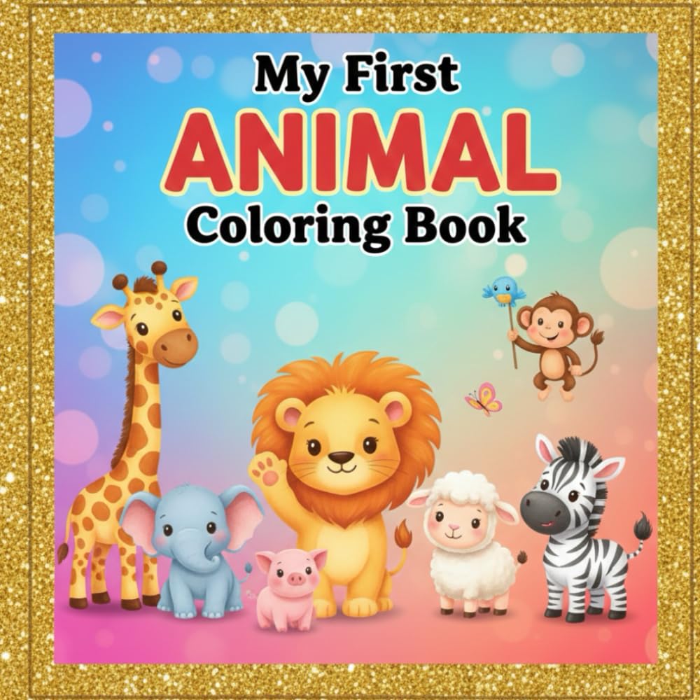My First Animal Coloring Book (My First Learning Library)