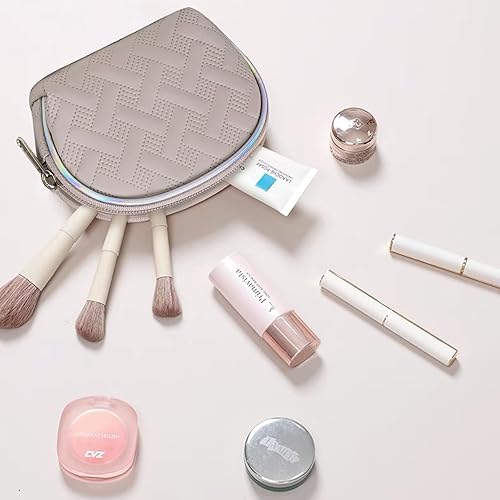 Miniatura 7 de Bluboon Bolsa de maquillaje de viaje, bolsa de cosméticos transparente, regalo para niñas y mujeres, impermeable, bolsa de maquillaje con