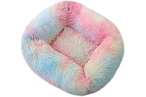 La La Pet® Donut Dog Cat Bed | Cozy Cave Pet Bed...