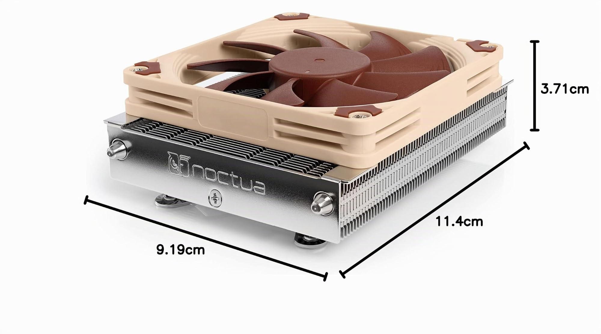 Noctua NH-L9a-AM5, Dissipatore di Calore a Basso Profilo di Qualità Premium per AM5 di AMD (Marrone)