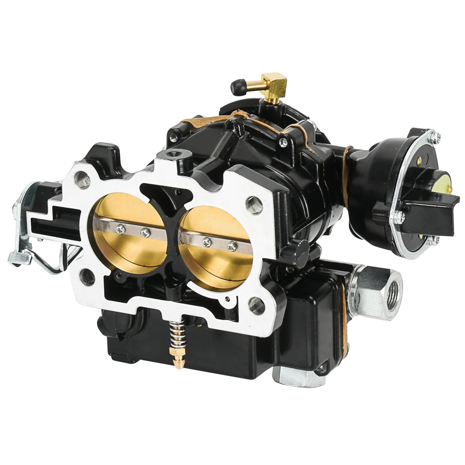 Carburatore marino per Mercruiser 3.0 Carburatore 2 Barrel Carb per Mercury Mercarb 3.0L 2.5L 4CYL Motore con getti e W/Electric choke Long Linkage Guarnizione 3310-864940A01 8M0045397