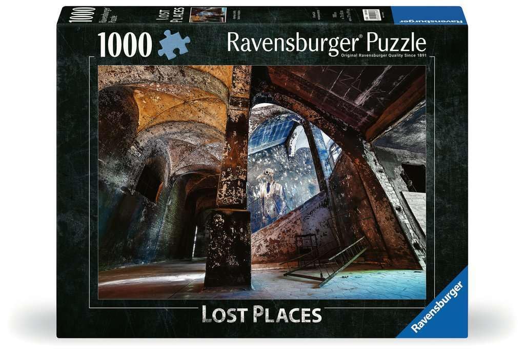 Ravensburger Puzzle Lost Places 12001393 - Alpenhaus Graffito Beelitzer Heilstätten - 1000 Pieces Puzzle for Adults from 14 Years