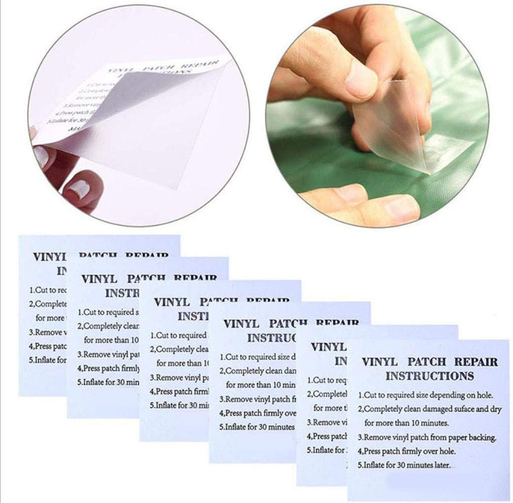 Ashui Underwater Adhesive Repair Patches Inflatable Swimming Pool Puncture Repair Patch Kit For Pools And Hot Tubs Heavy Duty(10 Patches)
