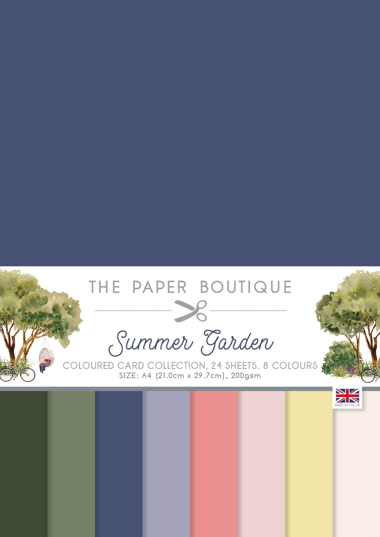 The Paper Boutique - Summer Garden - Colour Card Collection, Coloured Card Collection, A4 - Image 2