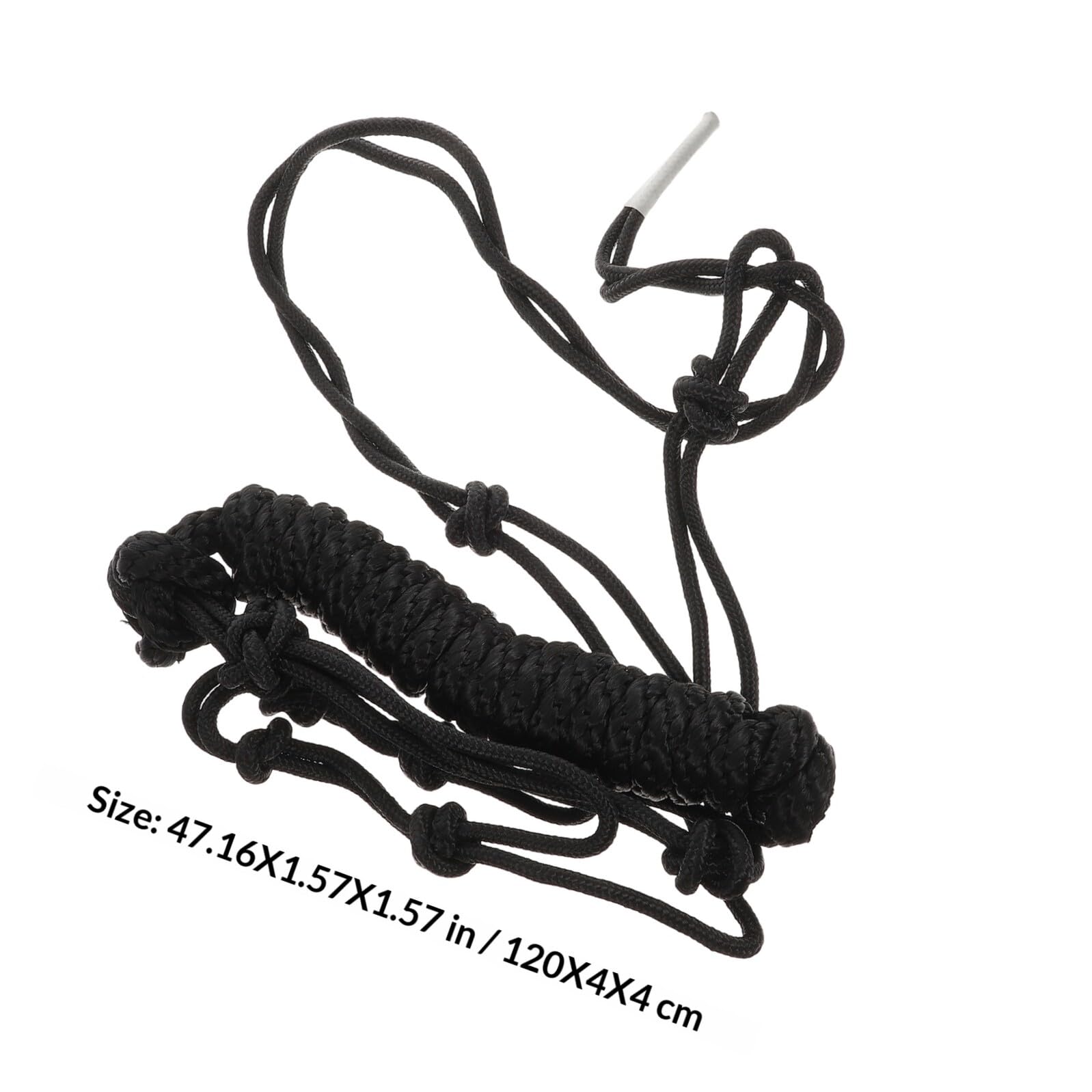 FOMIYES Cavezza per Cavalli in Corda Resistente, Collare da Equitazione Professionale in Poliestere, Cavezza Pratica Completa Nodi Regolabili, Accessorio per Controllo Sicuro del Cavallo,