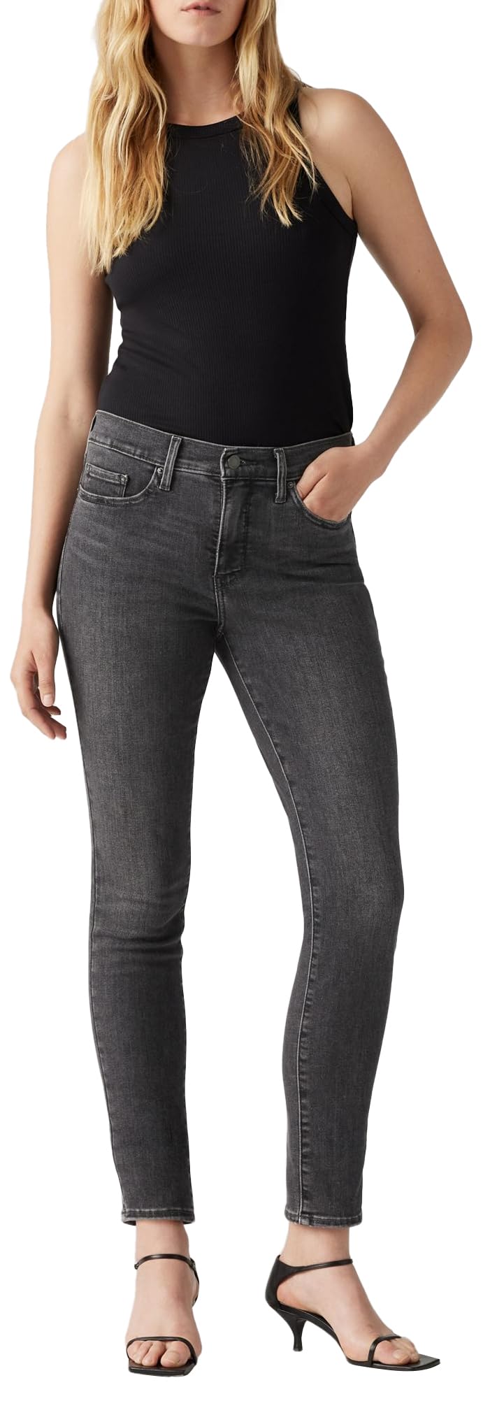 Levi's Damen 311 Shaping Skinny Jeans, Bloom Black , 28W / 28L