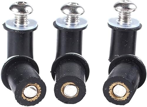 Miniatura 2 de Kit de tornillos para parabrisas de motocicleta, 6 piezas MotorToGo de acero inoxidable para parabrisas 2005 Ducati 749