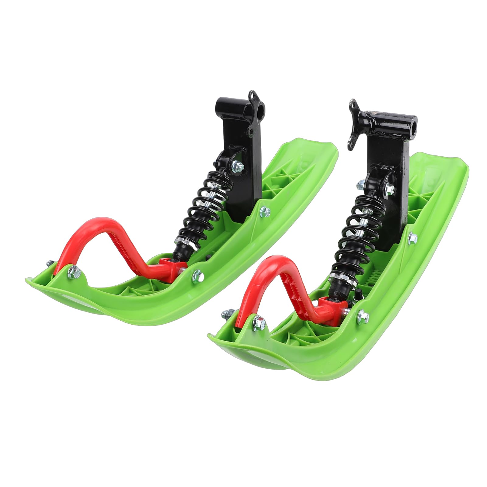 HEEPDD Planche de Luge à Neige pour VTT, Matériau ABS, Traction Améliorée, Version avec Frein à Disque, Skis Avant pour Motoneiges et Aventures Hivernales, Pièces de Rechange pour VTT/UTV