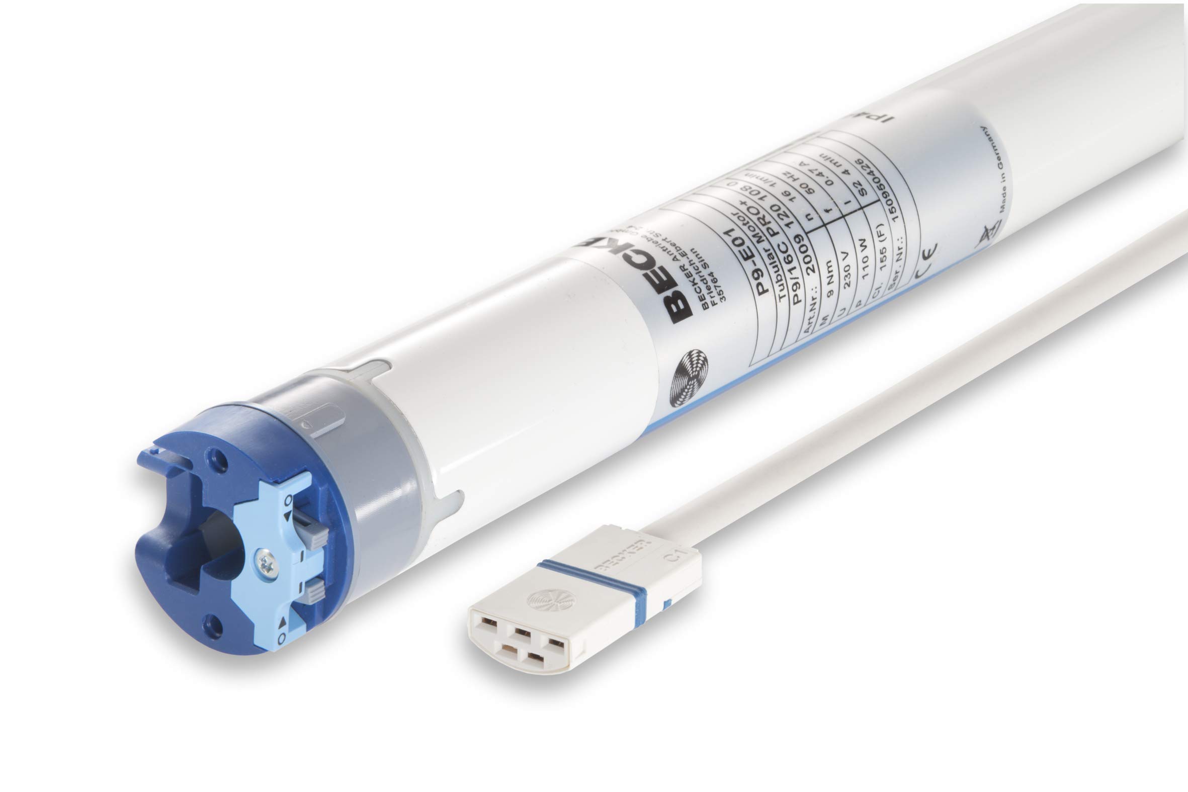 Becker P9-E01 Rollladenantriebe für Wickelwellen ab Ø 38 mm. Alte Bezeichnung P9/16PR+