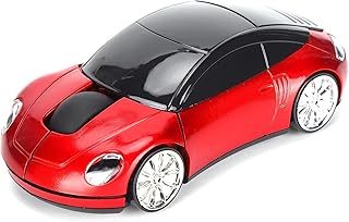 atdaraz Laptop Mouse, Wireless Mouse Mini Car Shape Professional Optical Positioning with USB Receiver for Laptop for Comp Price In India