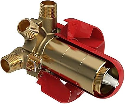 Riobel R45 3 Way Type T P Thermostatic Pressure Balance Coaxial Valve Rough Without Cartridge Gold Amazon Com