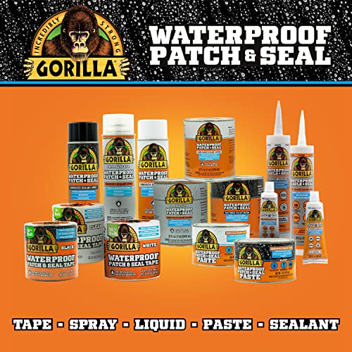 Gorilla Patch & Seal Liquid Rubber Waterproof Sealant, Black, 32 oz - image 8
