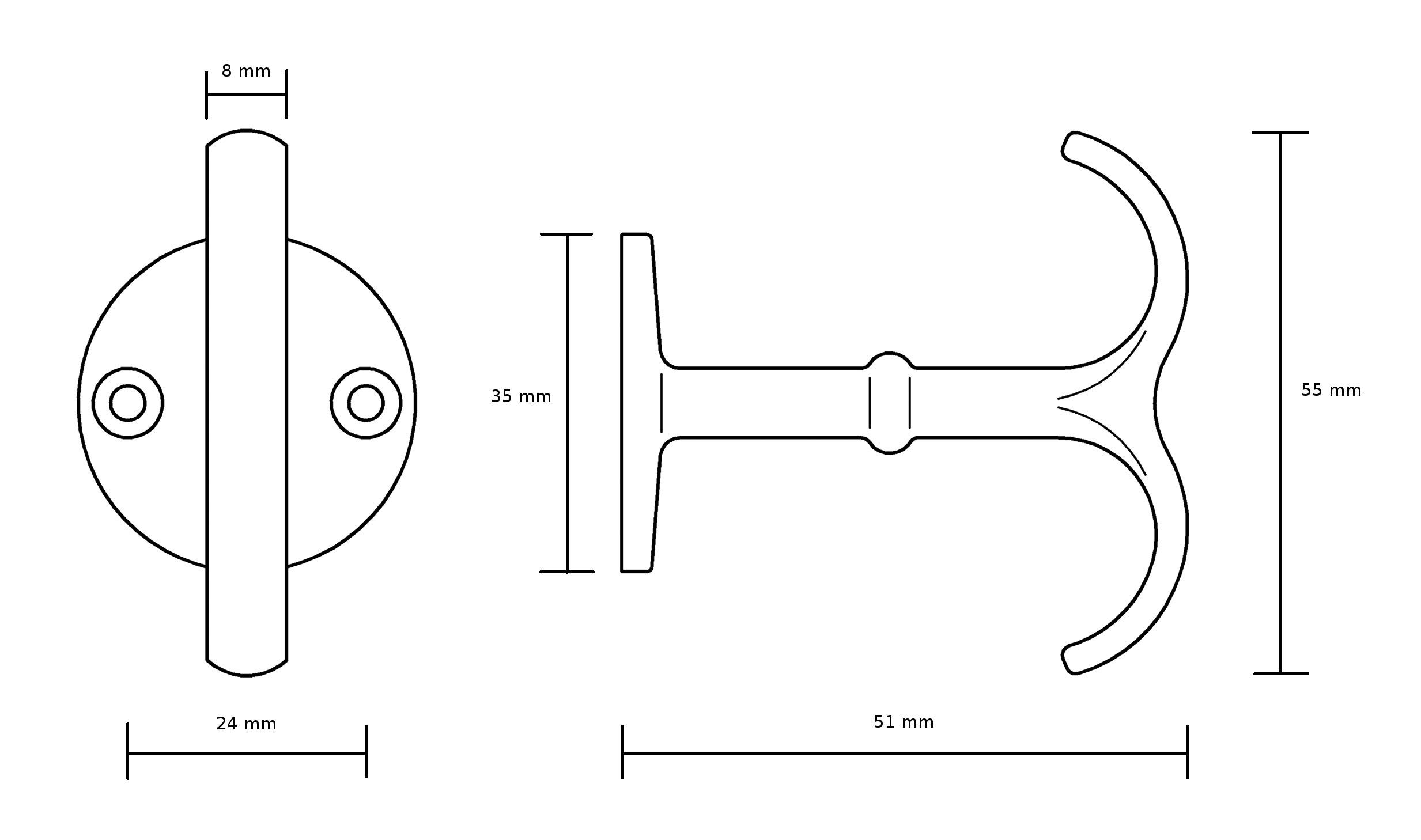 Set Di 6 Antichi Ganci Per Cappotto In Ottone - Italia - Foto 10